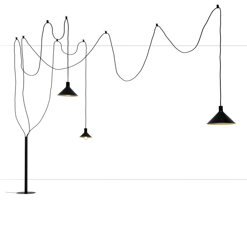 To Be lampadario 6, 12 o 18 luci in metallo - Lampade da terra - ISA Project