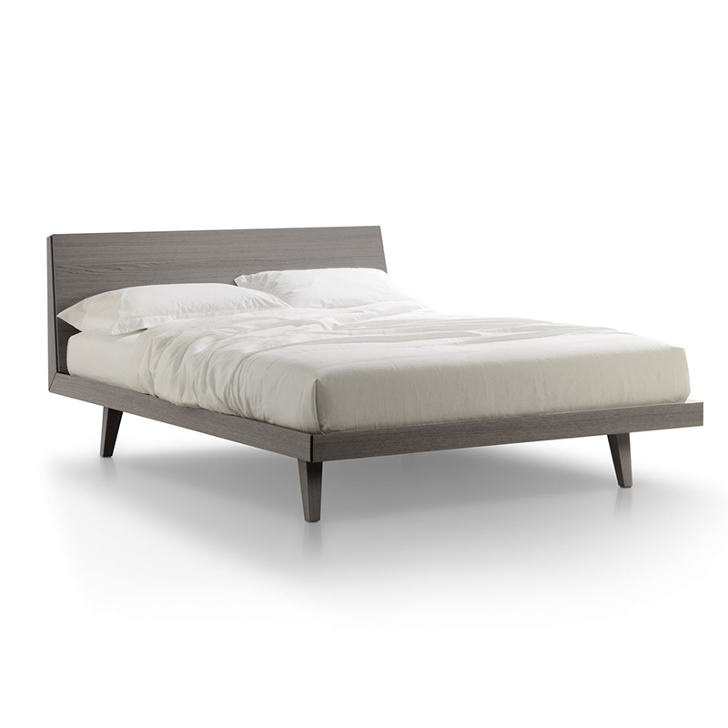 Bed with wood headboard and bed frame - Febo 1.0 - ISA Project