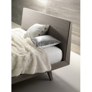 Bed with wood headboard and bed frame - Febo 1.0 - ISA Project