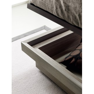 Bed with storage unit  in wood - Febo 1.0 - ISA Project