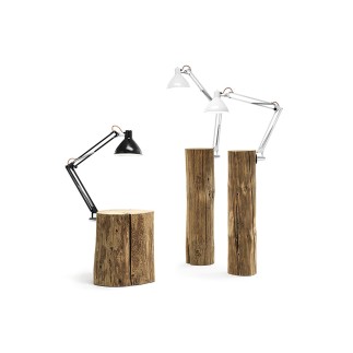 Woodden Coffee Table with Lamp - Piantama