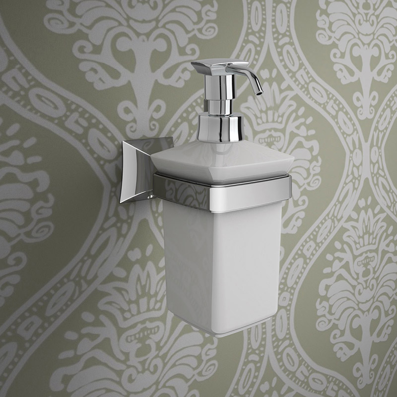 Brass and Ceramic Dispenser - Gotica | Capannoli