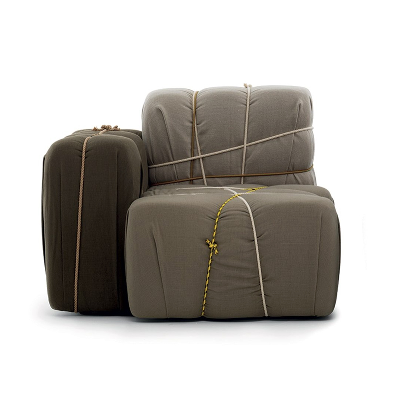 ControPakko fabric padded armchair - Ottoman and Benches - ISA Project