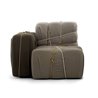 Padded fabric armchair - ControPakko