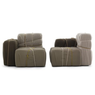 ControPakko fabric padded armchair - Ottoman and Benches - ISA Project