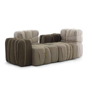 ControPakko fabric padded armchair - Ottoman and Benches - ISA Project