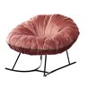 Rocking padded armchair - Closer