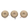 Sgabello/pouf in paglia - Donut