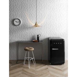 Stool with metal legs and straw seat - Donut | Mogg