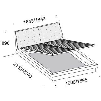 Bed with storage unit - Febo 2.0 - ISA Project