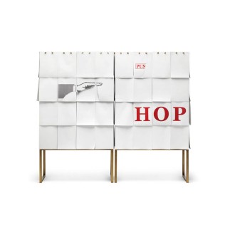 Design Sideboard Covered with Paper Sheets - Notes | Mogg