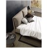 Padded bed with reclining headboard - Cherie