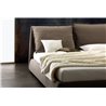 Padded bed with reclining headboard - Cherie