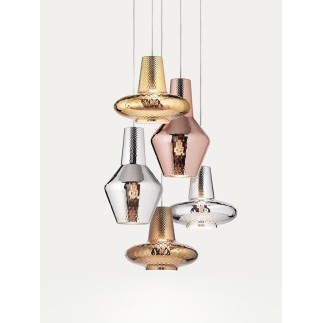 Suspension lamp in glass  - Romeo | IsaProject