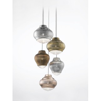 Glass suspension lamp - Clyde | IsaProject