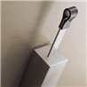 Toilet Brass and Leather Brush Holder - Baio