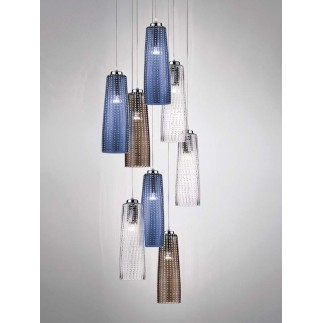 Perle suspension lamp with glass lampshade - Suspension lamps - IsaProject