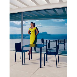 Quartz polyamide chair with armrets - Quartz | Vondom