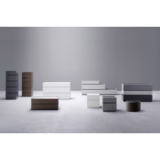 Modular double-faced chest of 5 drawer - Cidori