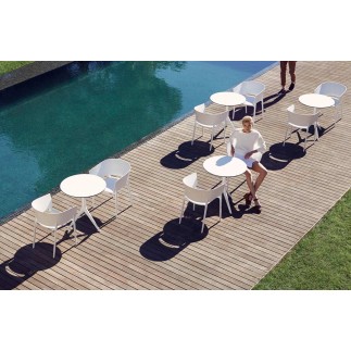 Outdoor Chair with Armrests - Africa | Vondom