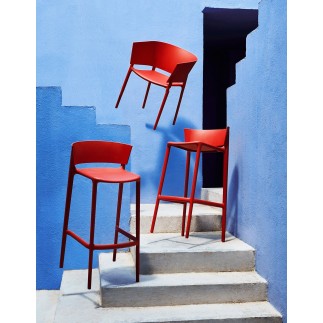 Stackable Stool in Polypropylene - Africa | Vondom