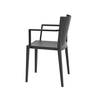 Stackable Chair with Armrests - Spritz | Vondom