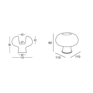 Mushroom Shaped Design Vase - Boyo | ISA Project