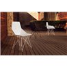 Outdoor chair in polypropylene and stainless steel - Faz