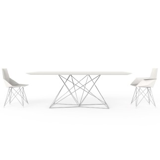 Outdoor Table in HPL and Stainless Steel - Faz | Vondom