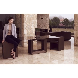 Outdoor Table with HPL Top - Vela | Vondom