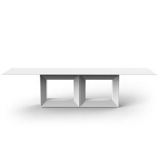 Outdoor Fixed Table with HPL Top - Vela XL | Vondom