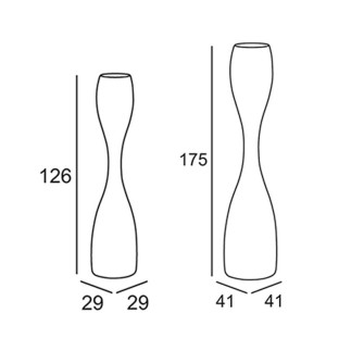 High Colored Vase in Polyethylene - Moai | ISA Project