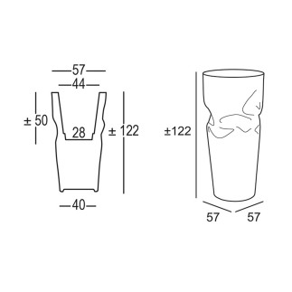 Design Vase in Polyethylene - Saving Space | ISA Project