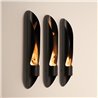 Wall bio-fireplace in steel - Tube