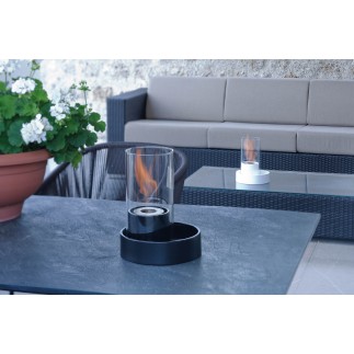 Table bio-fireplace in ceramic - Cabarè - ISArreda