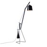 Floor Lamp with metal and wood frame