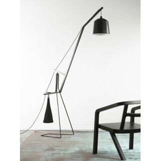 Lampada da Terra in Legno e Metallo - Floor Lamp | ISA Project