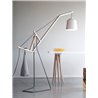 Lampada da terra metallo e legno -Floor Lamp