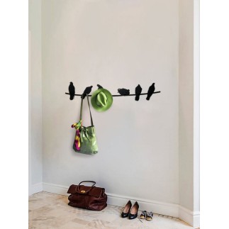 Metal Wall Hanger - Birds on Wire