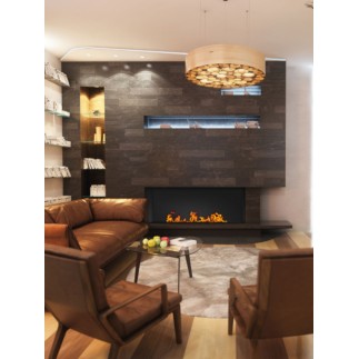 Built-in bio-fireplace in steel -  Firebox - ISArreda