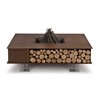 Toast wood-burning outdoor fire pit in steel