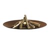 Discolo wood-burning fire pit in steel