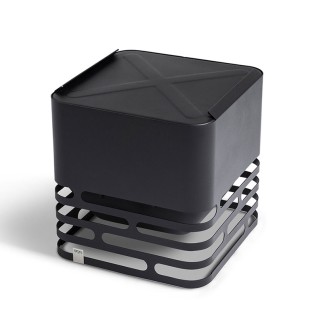 Barbecue in rusty or black steel / brazier - Cube | ISA