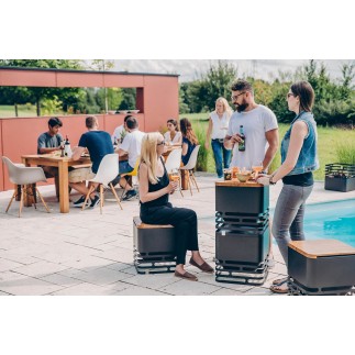 Barbecue in corten o acciaio nero / Braciere - Cube | ISA Project