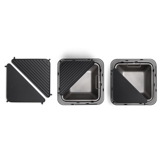 Barbecue in rusty or black steel / brazier - Cube | ISA