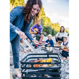 Barbecue in corten o acciaio nero / Braciere - Cube | ISA Project