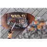 Ellipse barbecue/brazier in corten steel