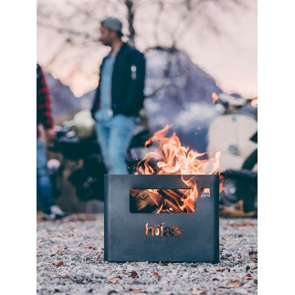 Barbecue in steel with bottle rack - Beer Box | ISA Project