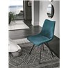 Chair in eco-leather or microfiber -Maiorca