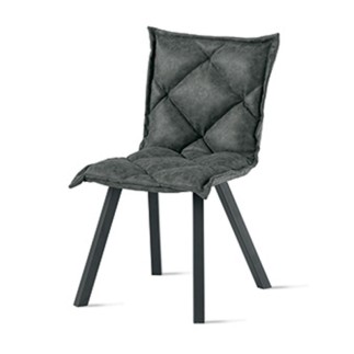 Design Padded chair in eco-leather - Digione | IsaProject